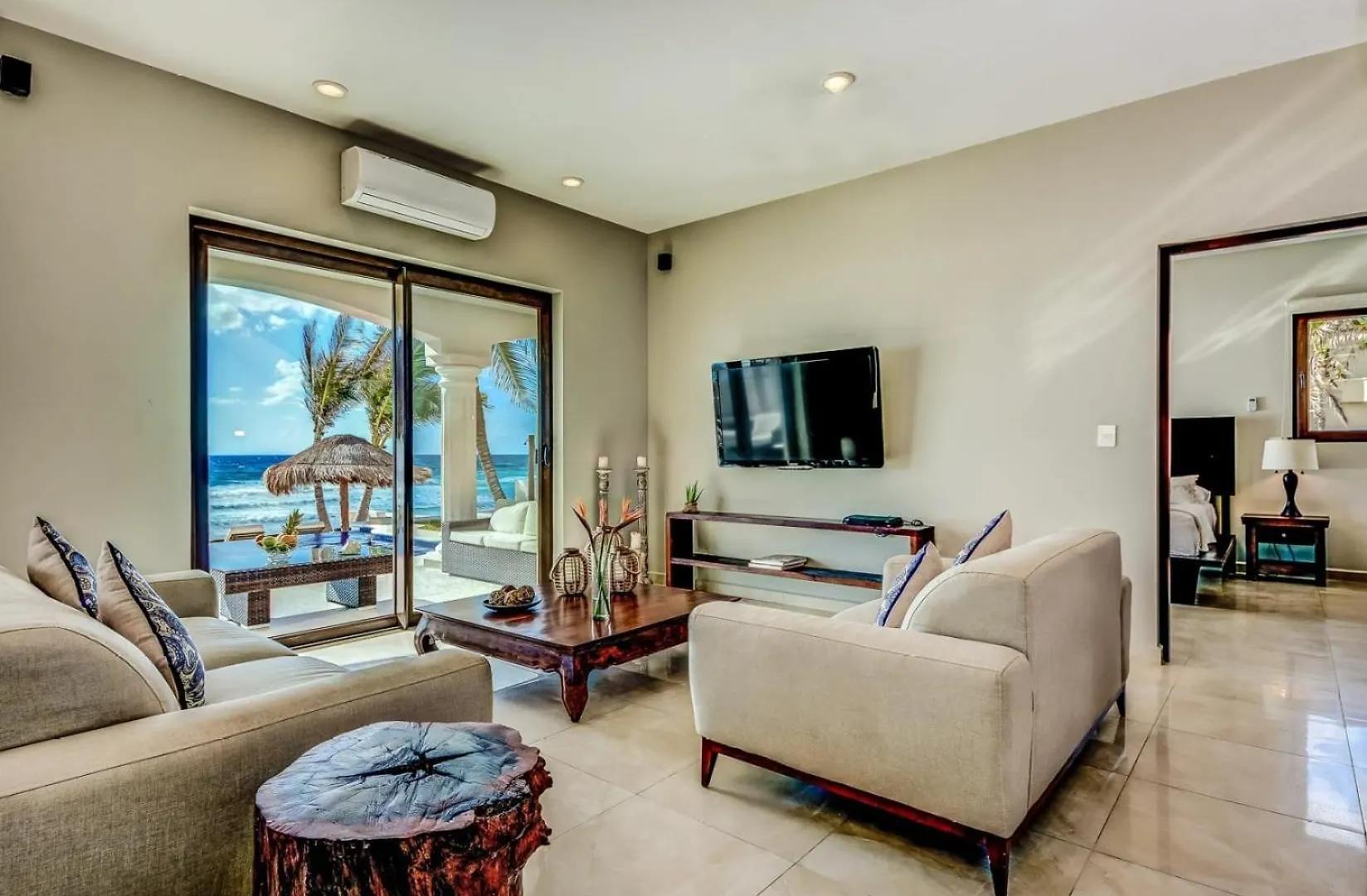 Sofi Beachfront Villa In Tankah Bay! Chacalal