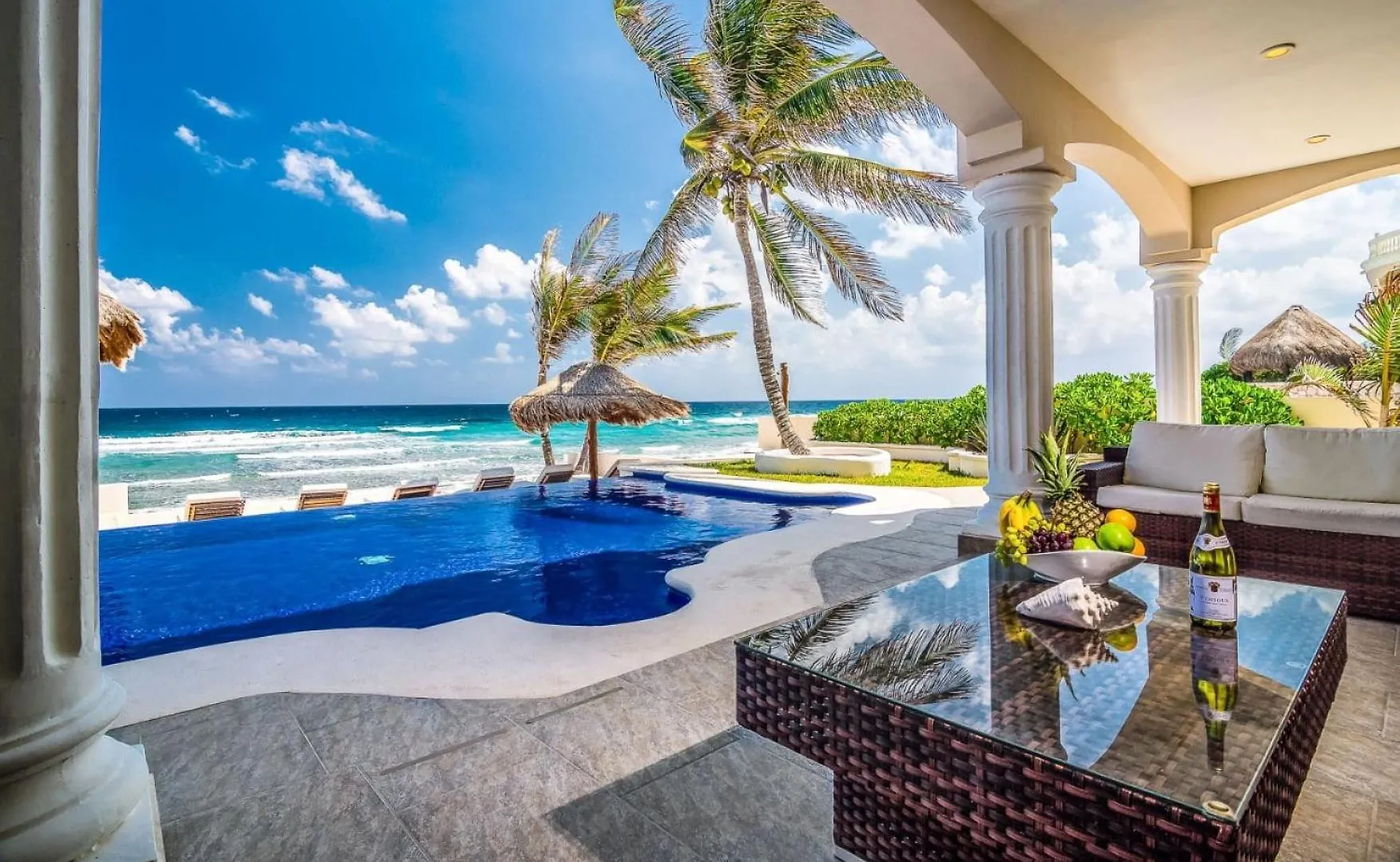 Sofi Beachfront Villa In Tankah Bay! Chacalal