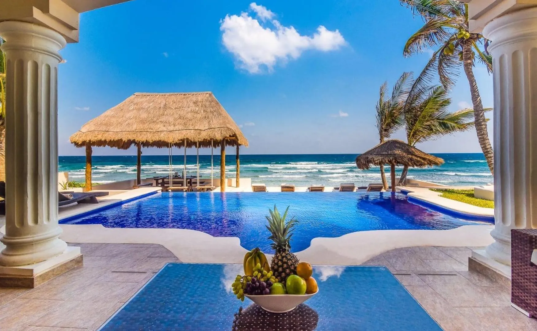 Sofi Beachfront Villa In Tankah Bay! Chacalal 0*,